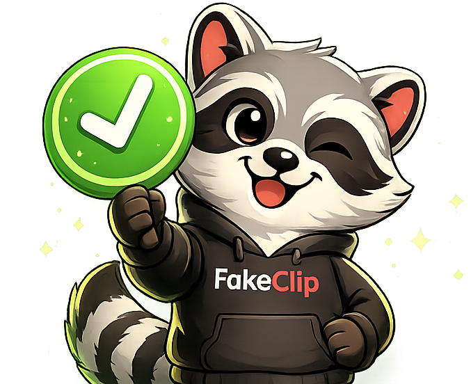 Raccoon mascot