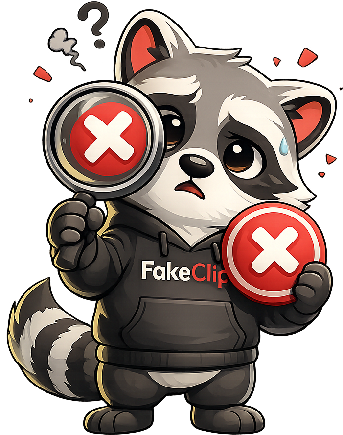 Raccoon mascot